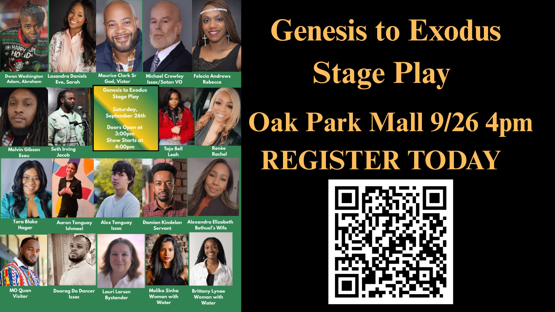 Genesis Stage Play