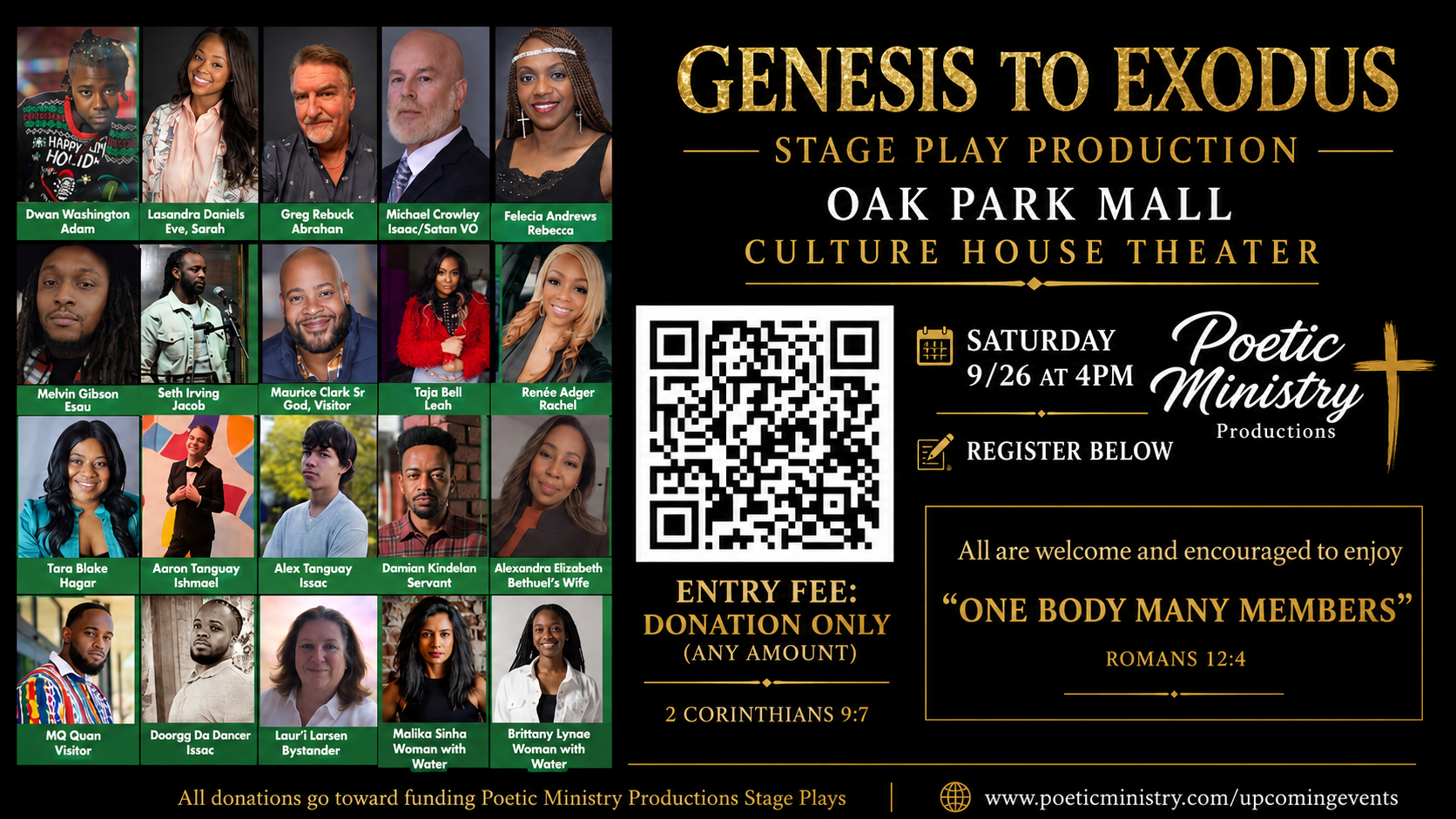 Genesis Stage Play